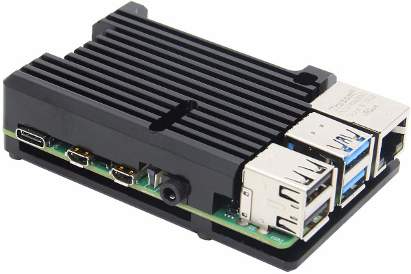 VoiceTel SDN appliance — a small Raspberry Pi-form-factor device